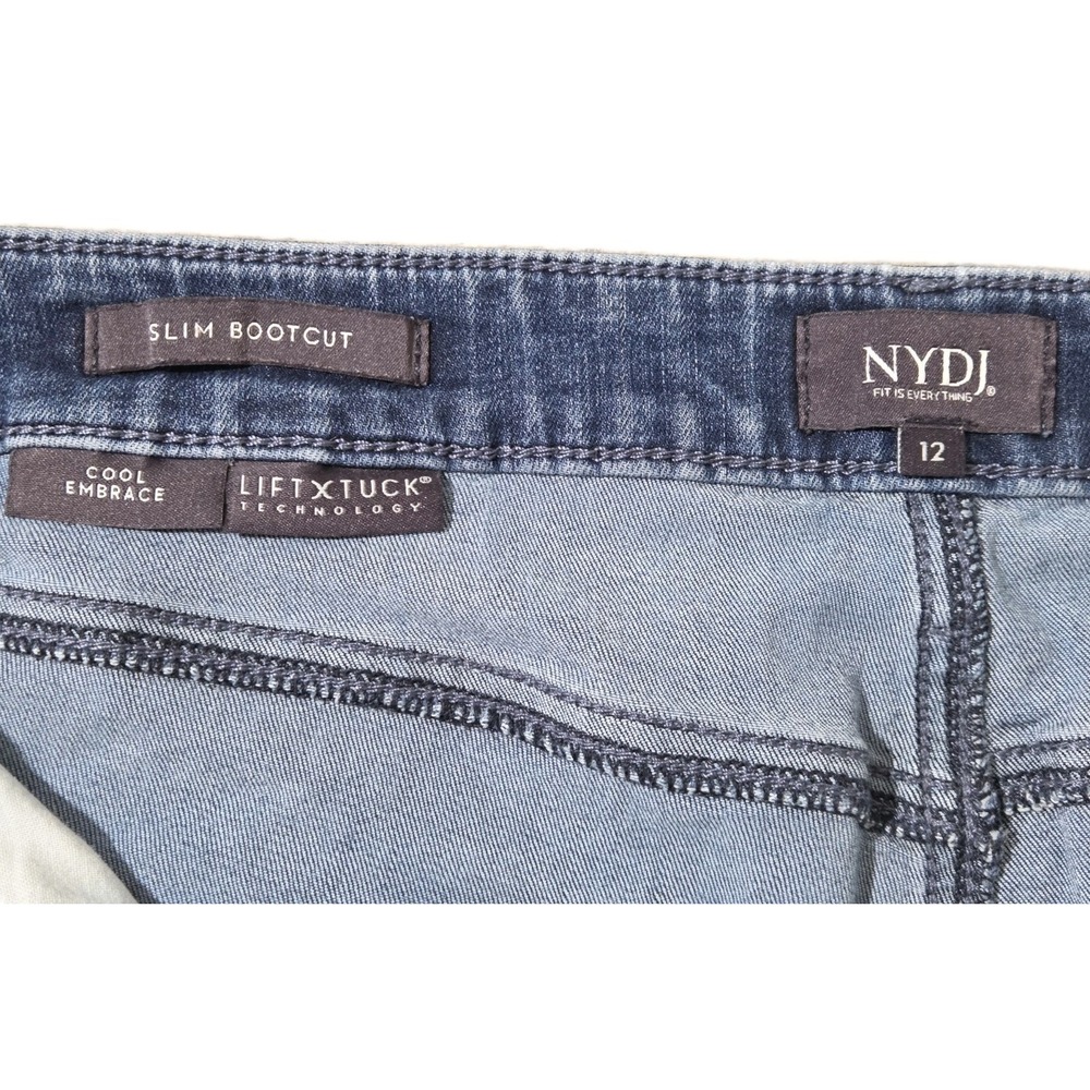 NYDJ Jeans Women's 12 - Slim Bootcut - Lift Tuck Stretch, Cool Embrace - Picture 4 of 9